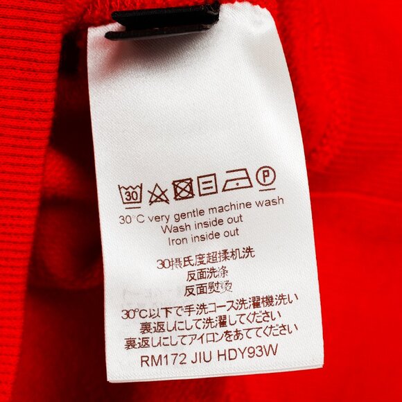 Louis Vuitton x Supreme Red Arc Logo Crewneck Sweatshirt - Picture 9 of 11